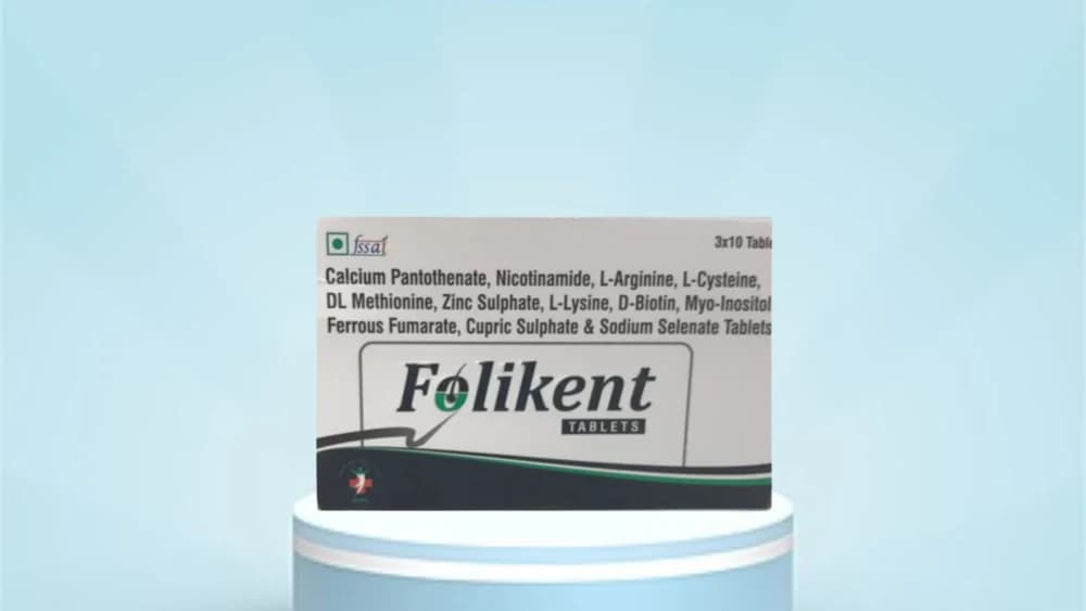 Folikent Tablets product pack